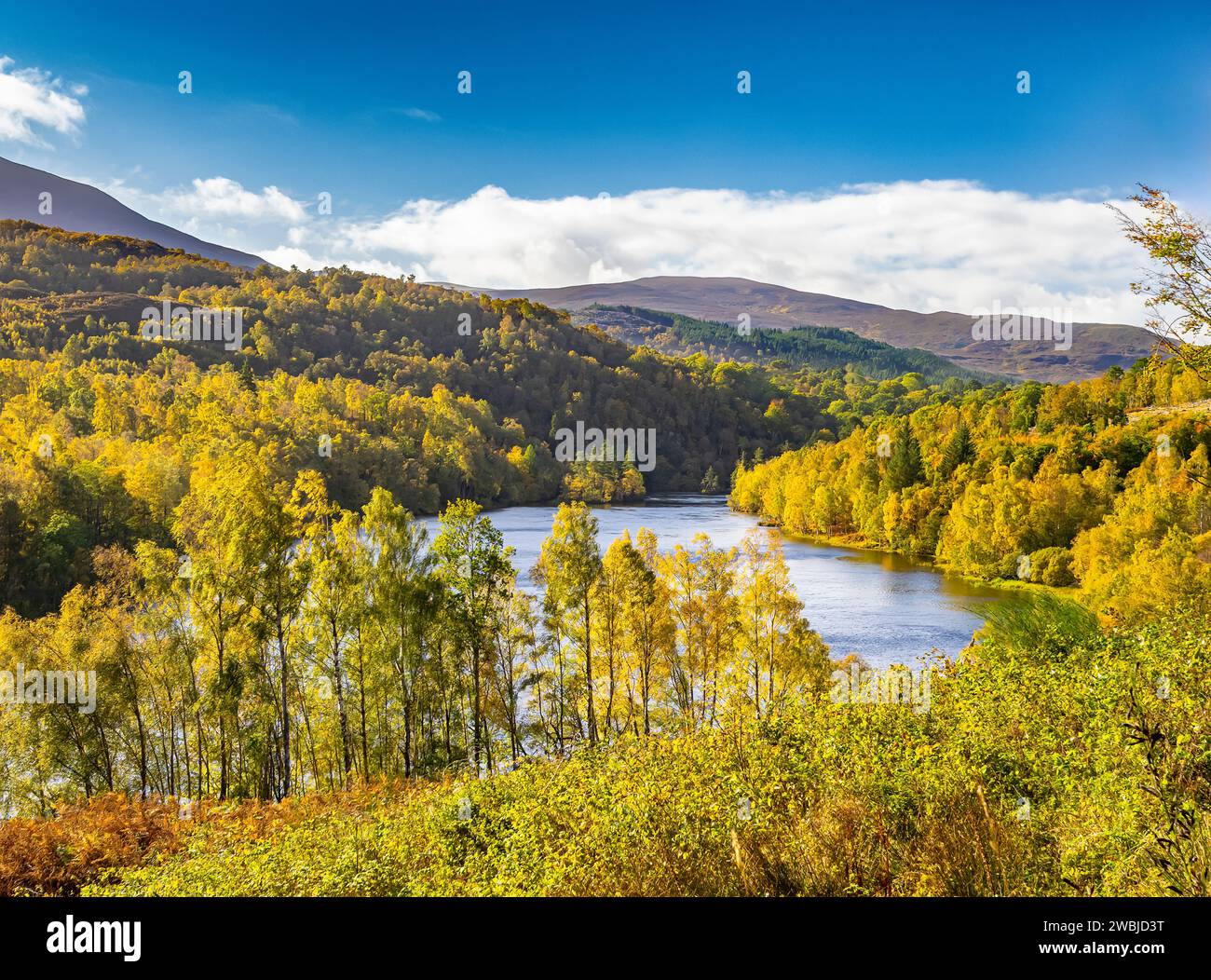 Loch Rannoch in der Herbstzeit, Perthshire, Highlands, Schottland Großbritannien Großbritannien 2023 Stockfoto