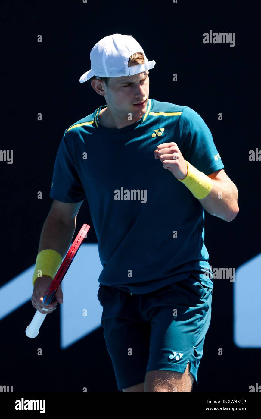 2024 Australian Open: Vorschauen Stockfoto