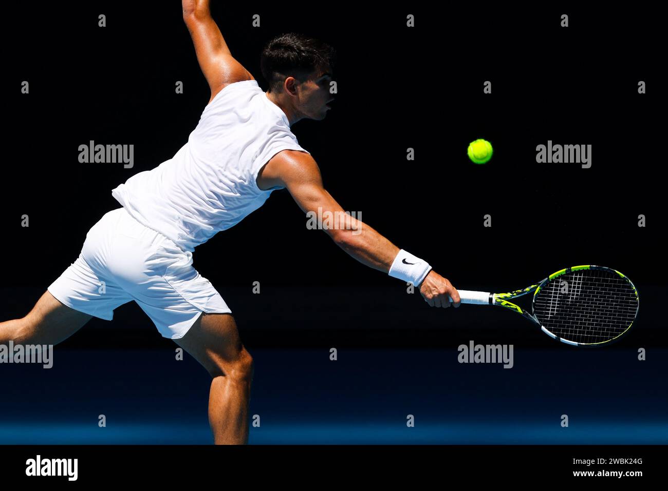 2024 Australian Open: Vorschauen Stockfoto