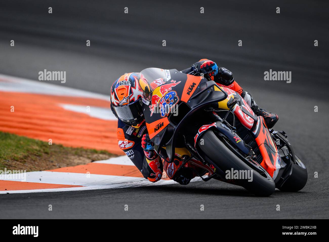 Australischer MotoGPFahrer Nr. 43 Jack Miller Training beim Test 2024