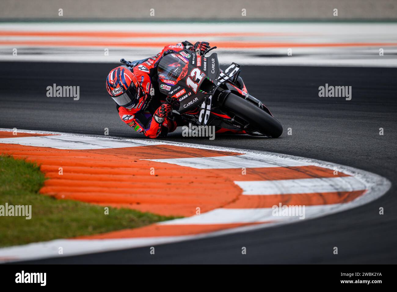 Der spanische MotoGPFahrer Maverick Vinales trainierte beim Test 2024