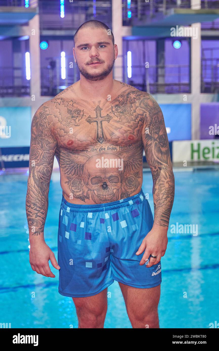 Nico Legat - Teilnehmer des RTL Turmspringen 2024 im Berliner Velodrom ...