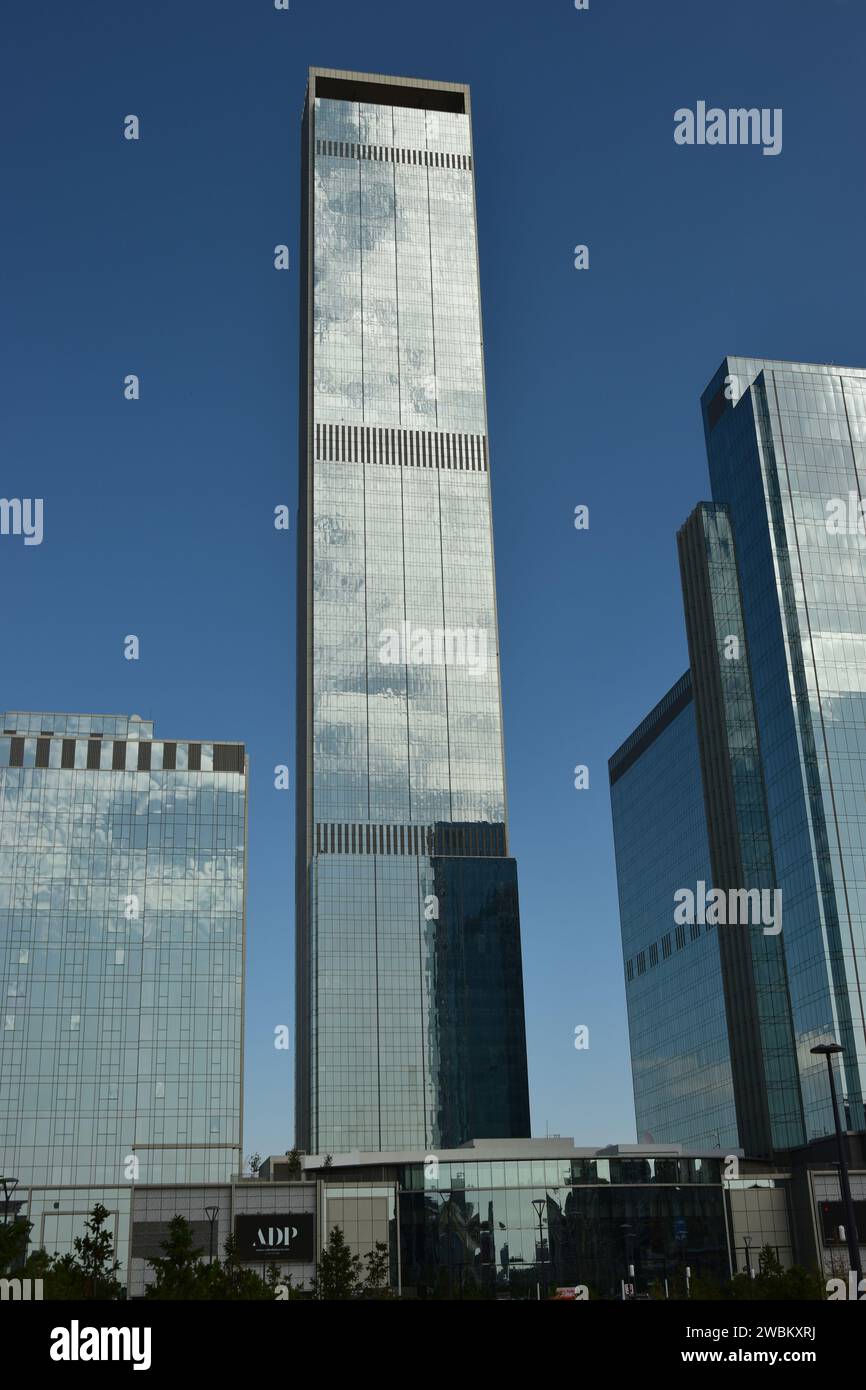 Astana (nur-Sultan), Kasachstan – Abu Dhabi Plaza Building in Astana (nur-Sultan), Hauptstadt Kasachstans Stockfoto