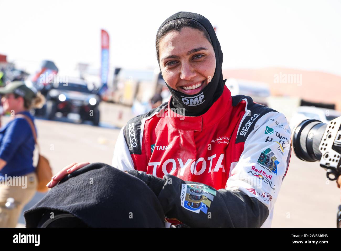 AKEEL Danial (sau), Wevers Sport, Taurus T3 Max, FIA Challenger, FIA W2RC, Porträt während der Stage 6 Â«Â 48 Hours ChronoÂ Â» der Dakar 2024 vom 11. bis 12. Januar 2024 in Subaytah, Saudi-Arabien Stockfoto