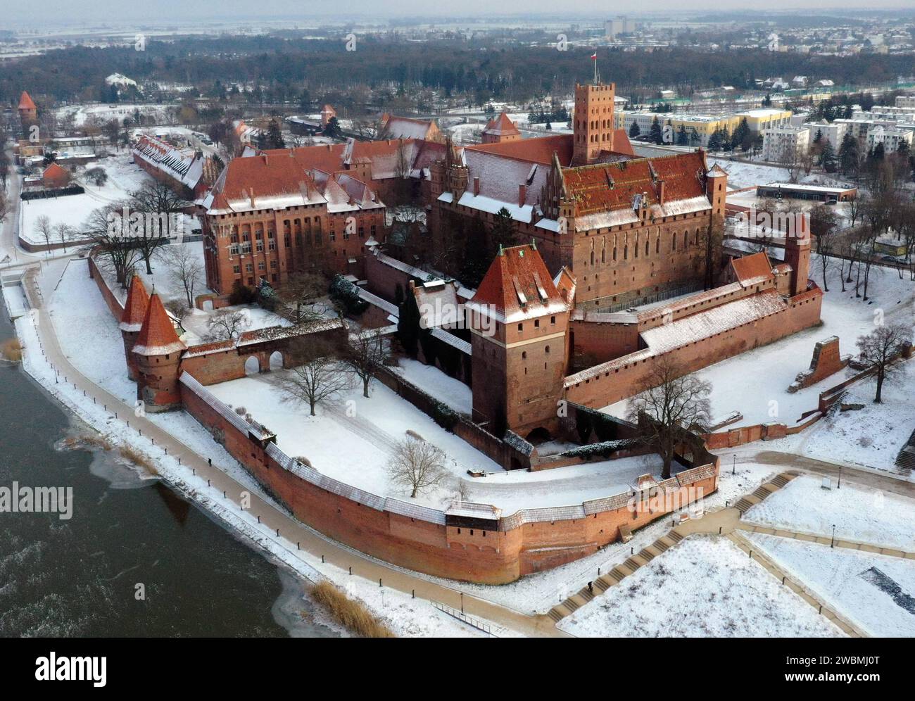 09 01 2024 polen marienburg polnisch zamek w malborku ist eine im 13