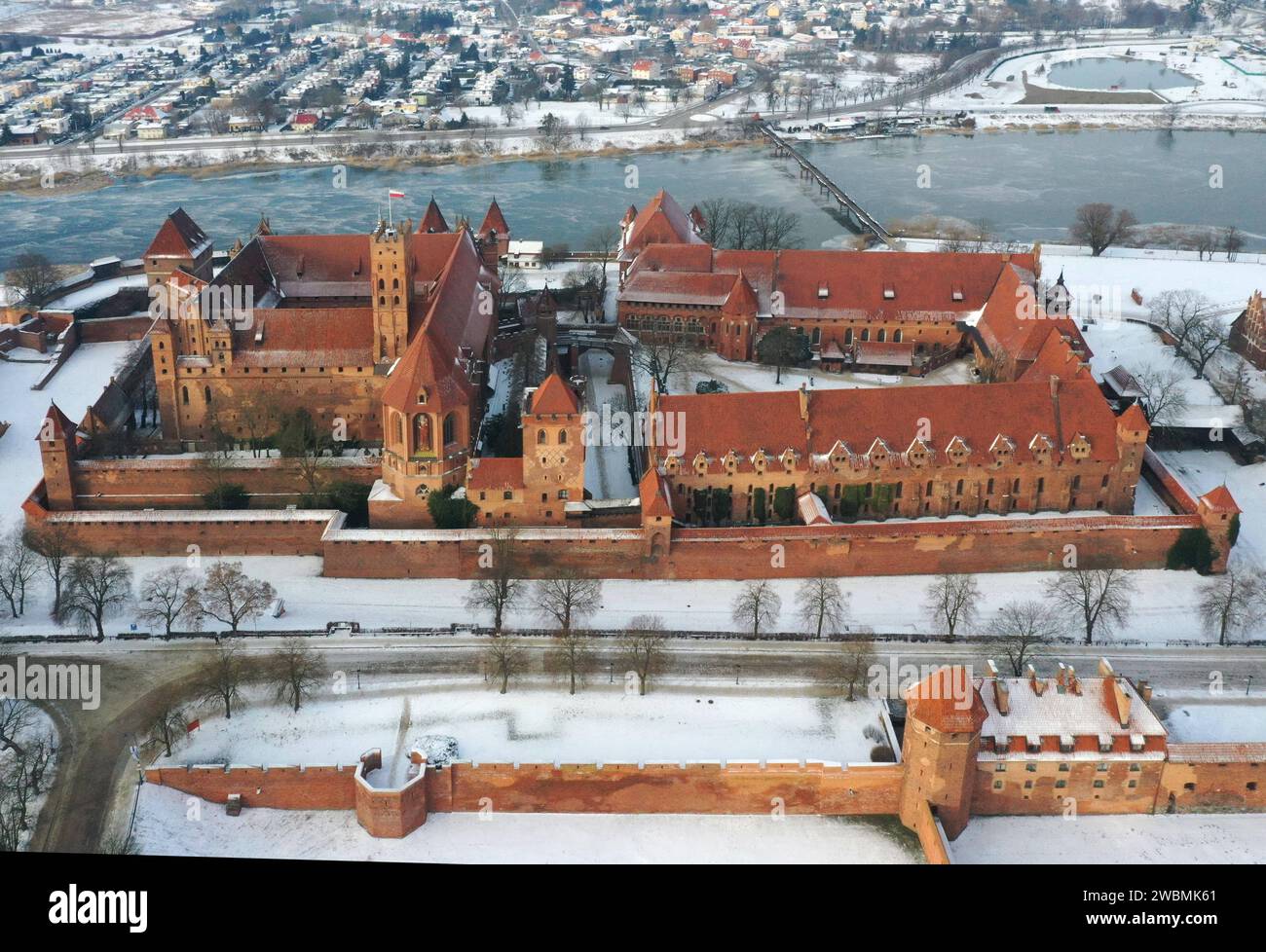 09 01 2024 polen marienburg polnisch zamek w malborku ist eine im 13