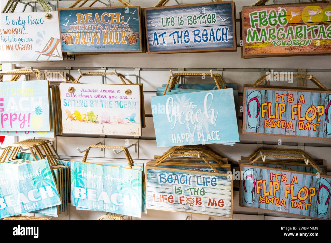 Key West Souvenirs Key West, Florida, USA Stockfoto