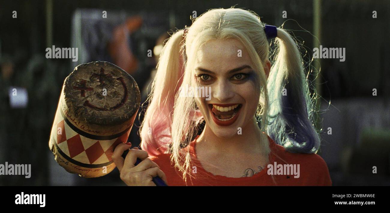 Selbstmordkommando Margot Robbie als Harley Quinn Stockfoto