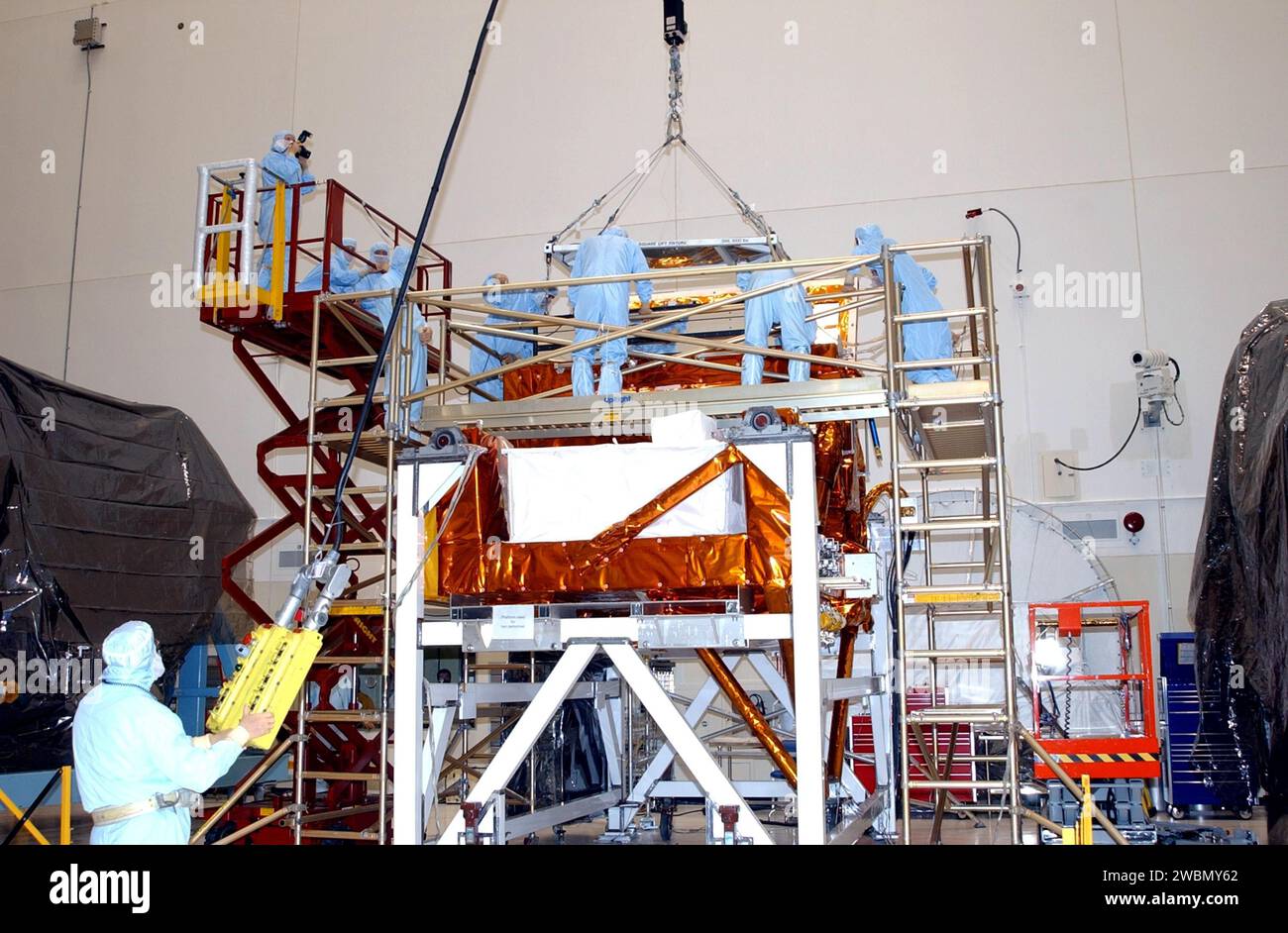 Raumfahrtzentrum kennedy fla in der vertical processing facility