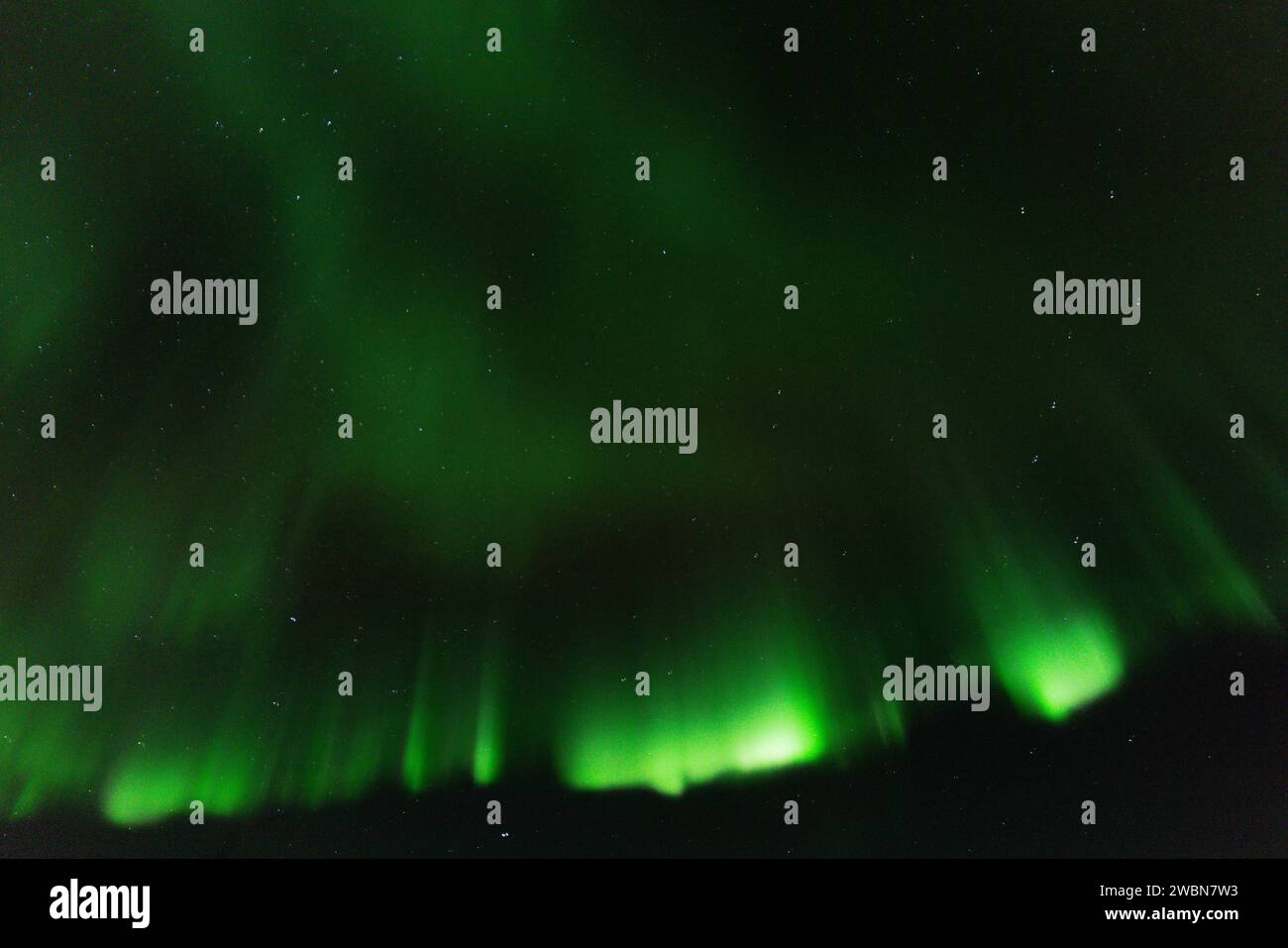 Aurora Borealis, Northern Lights, in Yellowknife, Nordwest Territories, Kanada Stockfoto