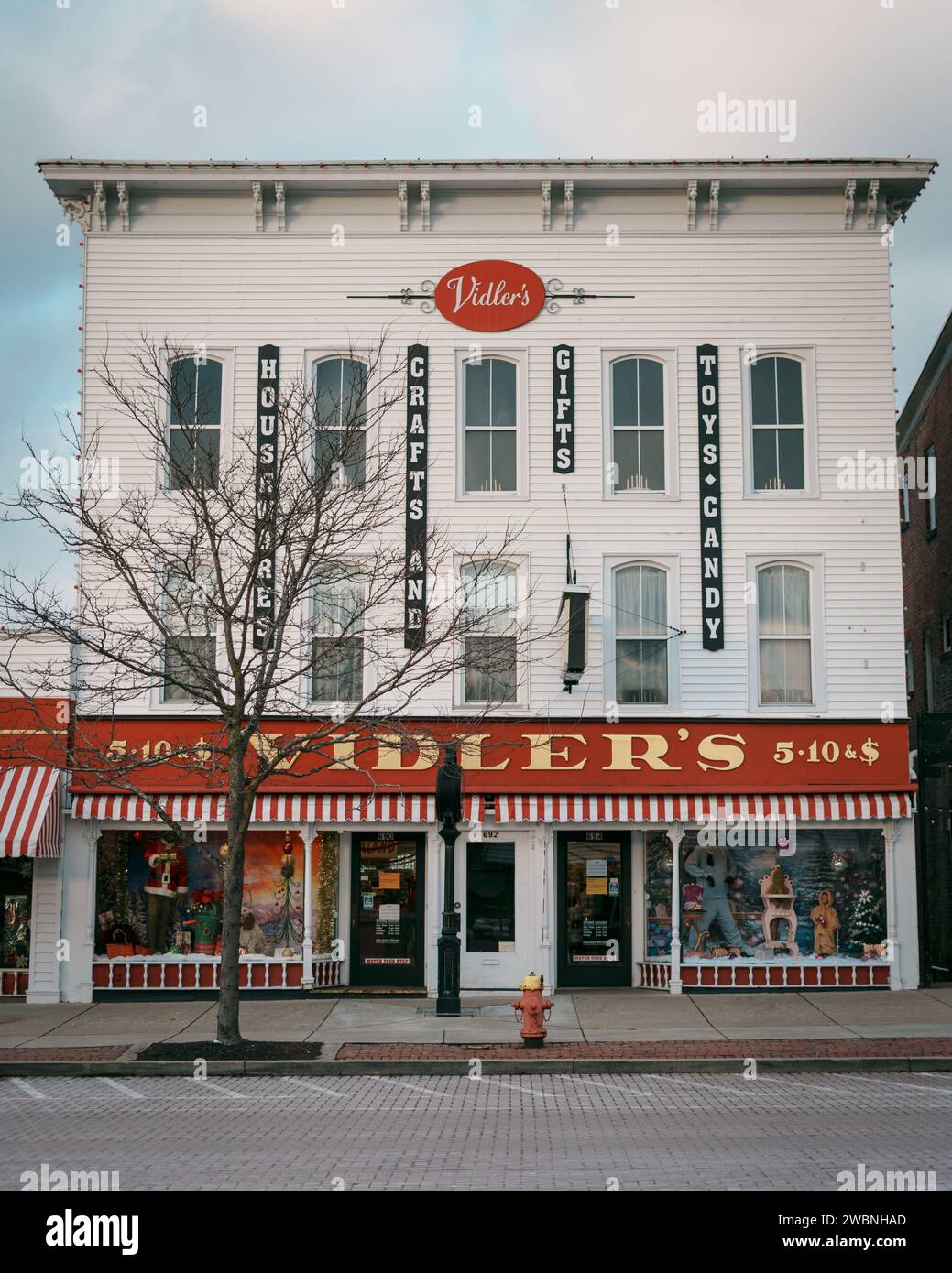 Vidlers 5 & 10 Vintage-Schild, East Aurora, New York Stockfoto