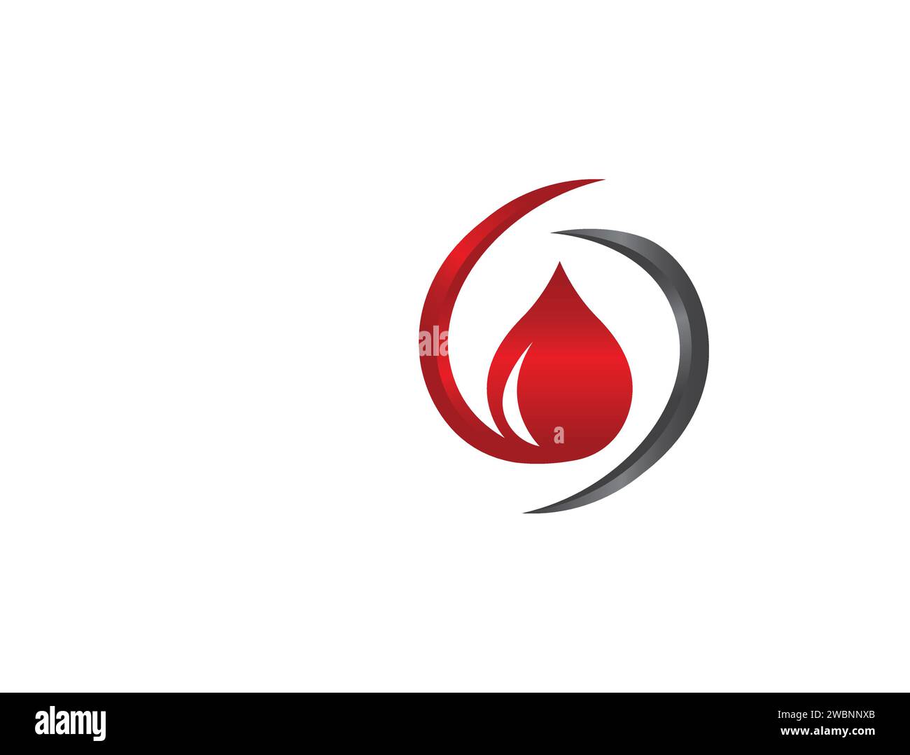 Öl- und Gaslogo-Design-Vektorvorlage. Das Logo des Unternehmens für Öl- und Gasbergbau ist inspiriert und perfekt für Firmenlogos und -Schilder Stock Vektor