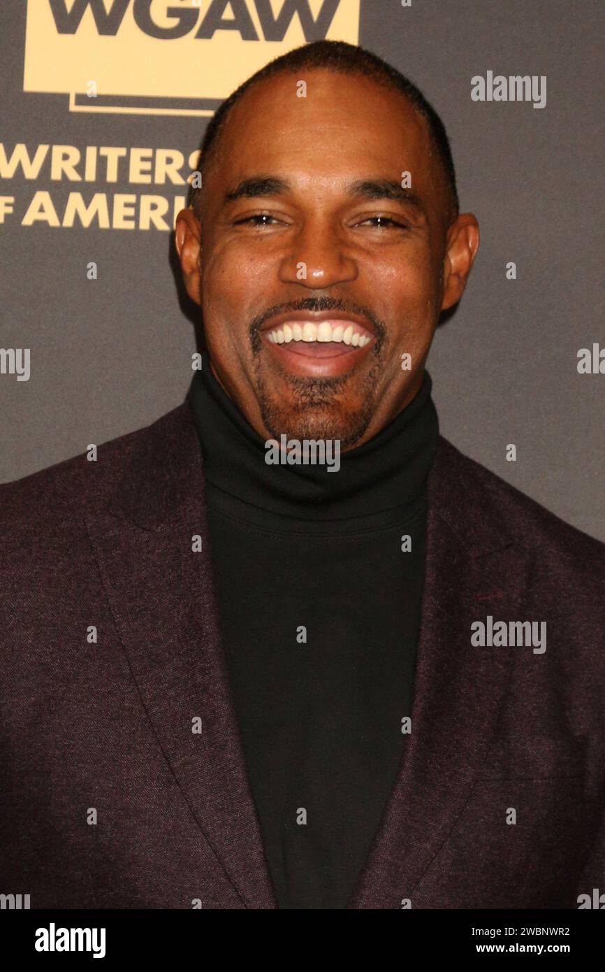 2023 Sentinel Awards im Writer's Guild of America Theater am 6. Dezember 2023 in Beverly Hills, KALIFORNIEN mit Jason George Where: Beverly Hills, Kalifornien, USA Wann: 06 Dez 2023 Credit: Nicky Nelson/WENN Stockfoto