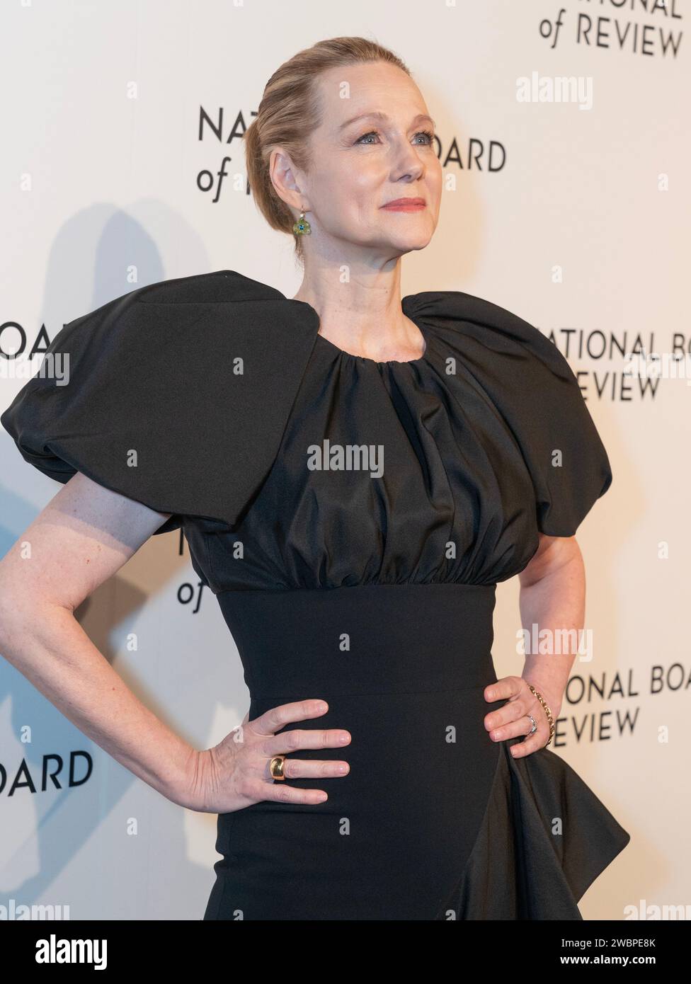 Laura Linney nimmt am 11. Januar 2024 an der Gala der National Board of Review Awards 2024 in der Cipriani 42nd Street in New York Teil Stockfoto