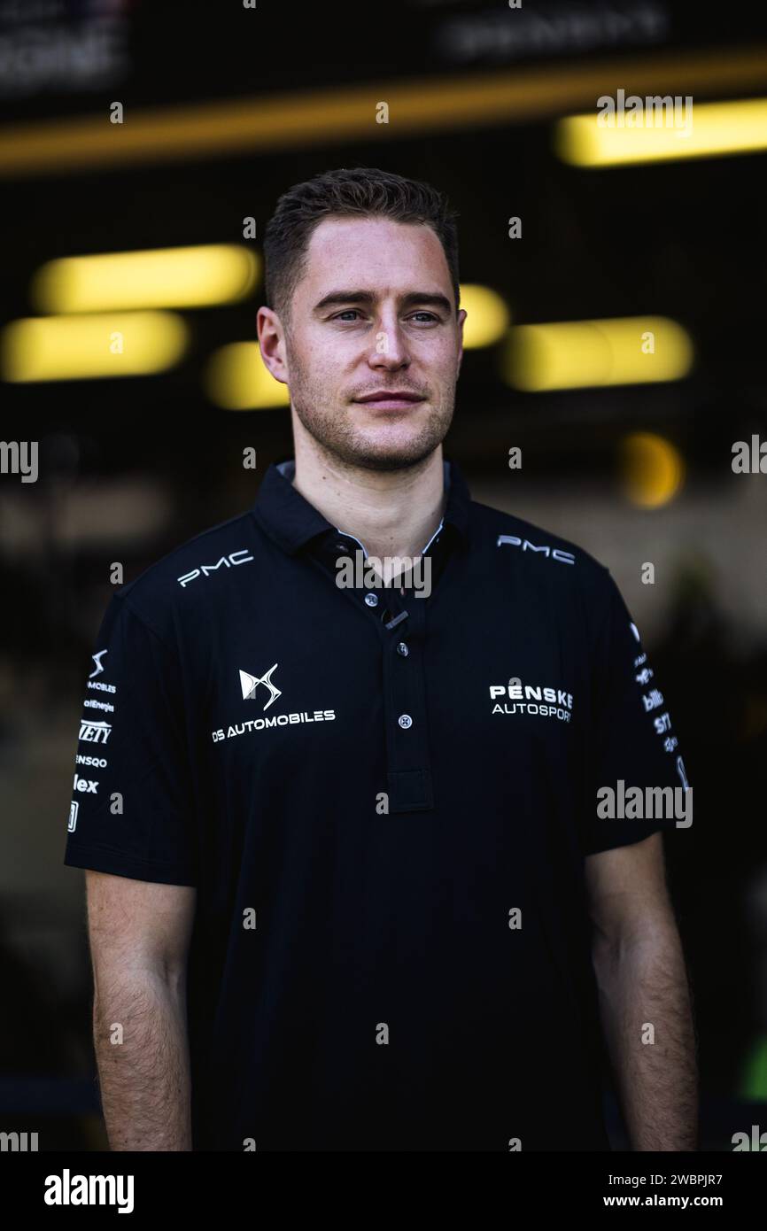 VANDOORNE Stoffel (bel), DS Penske, DS E-tense FE23, Porträt beim Hankook Mexico City ePrix 2024, 1. Treffen der ABB FIA Formel E Weltmeisterschaft 2023-24, auf dem Autodromo Hermanos Rodriguez vom 11. Bis 13. Januar in Mexiko-Stadt Stockfoto