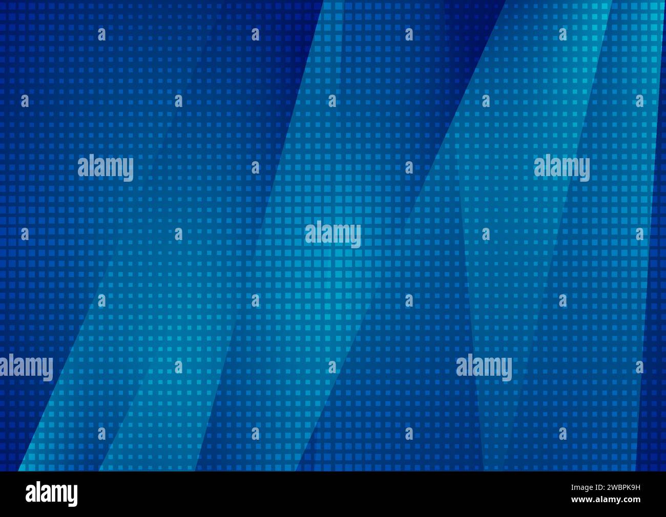 Dunkelblauer geometrischer Hintergrund des abstrakten Konzepts. Grafisches Design mit technischen Vektoren Stock Vektor