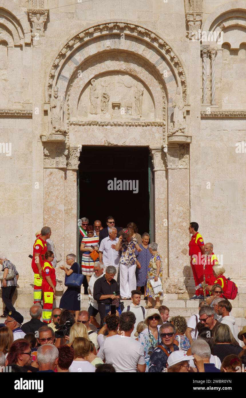 Termoli – Molise – 3. August 2017 – San Basso, Beschützer der Stadt – Stockfoto