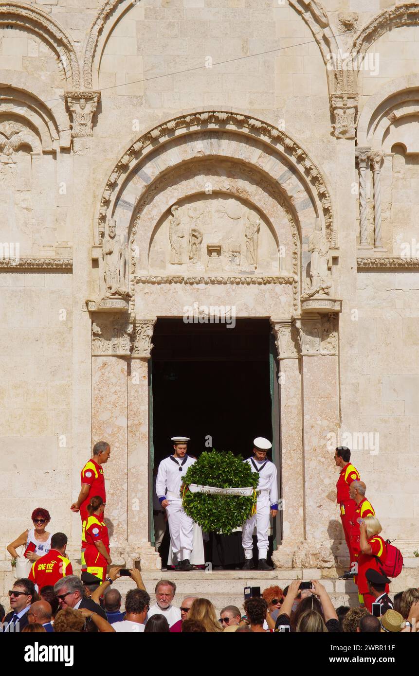 Termoli – Molise – 3. August 2017 – San Basso, Beschützer der Stadt – Stockfoto