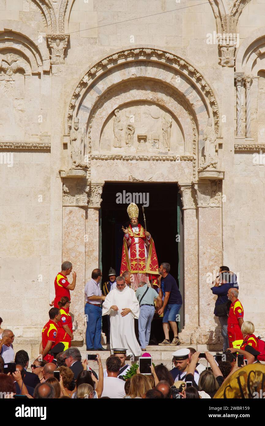 Termoli – Molise – 3. August 2017 – San Basso, Beschützer der Stadt – Stockfoto
