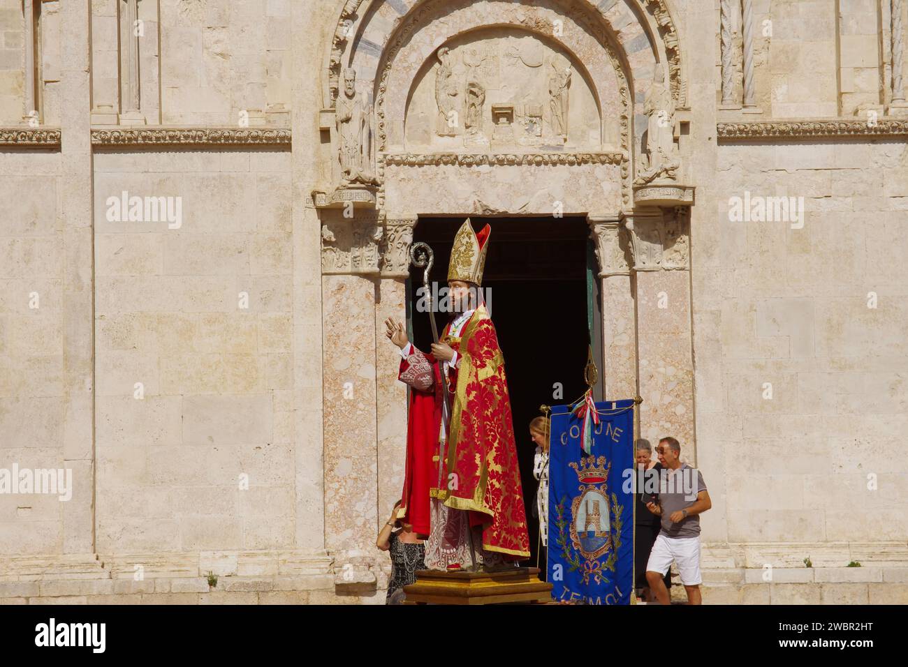 Termoli – Molise – 3. August 2017 – San Basso, Beschützer der Stadt – Stockfoto