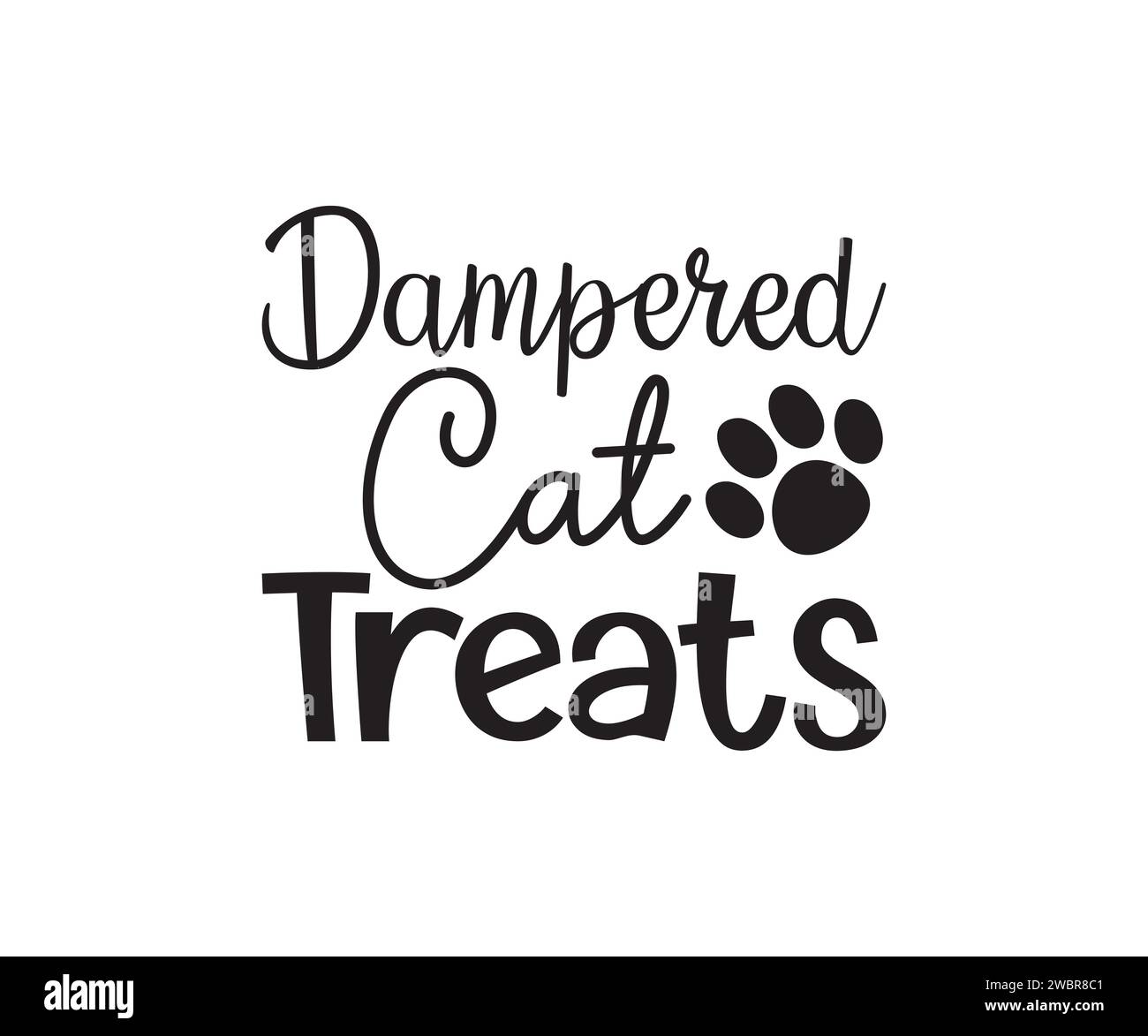 Cat Treat Glas Design, lustige Katze, Cat Vector, Cat Lady, Cat Treat Jar, Katzenliebhaber, Katzenliebhaber Stock Vektor