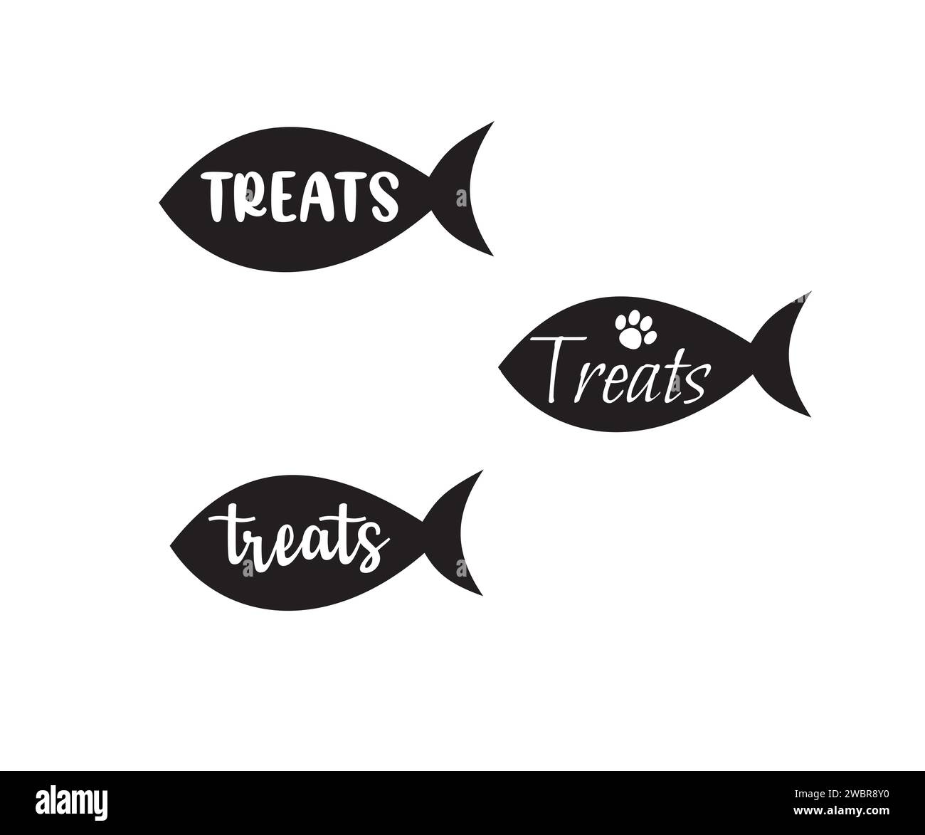 Cat Treat Glas Design, lustige Katze, Cat Vector, Cat Lady, Cat Treat Jar, Katzenliebhaber, Katzenliebhaber Stock Vektor