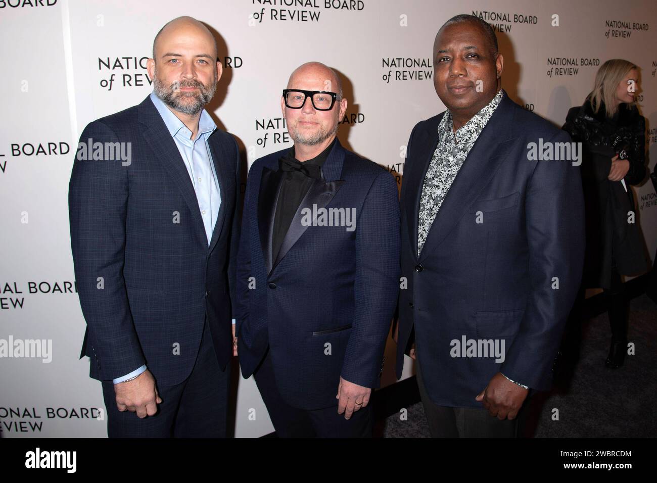 Joaquim Dos Santos, Justin K. Thompson und Kemp Powers bei der National Board of Review Awards Gala 2024 im Cipriani 42nd Street. New York, 11.01.2024 *** Joaquim Dos Santos, Justin K Thompson und Kemp Powers bei der National Board of Review Awards Gala 2024 in der Cipriani 42nd Street New York, 11 01 2024 Foto:XB.xHinex/xFuturexImagex Board 4116 Stockfoto