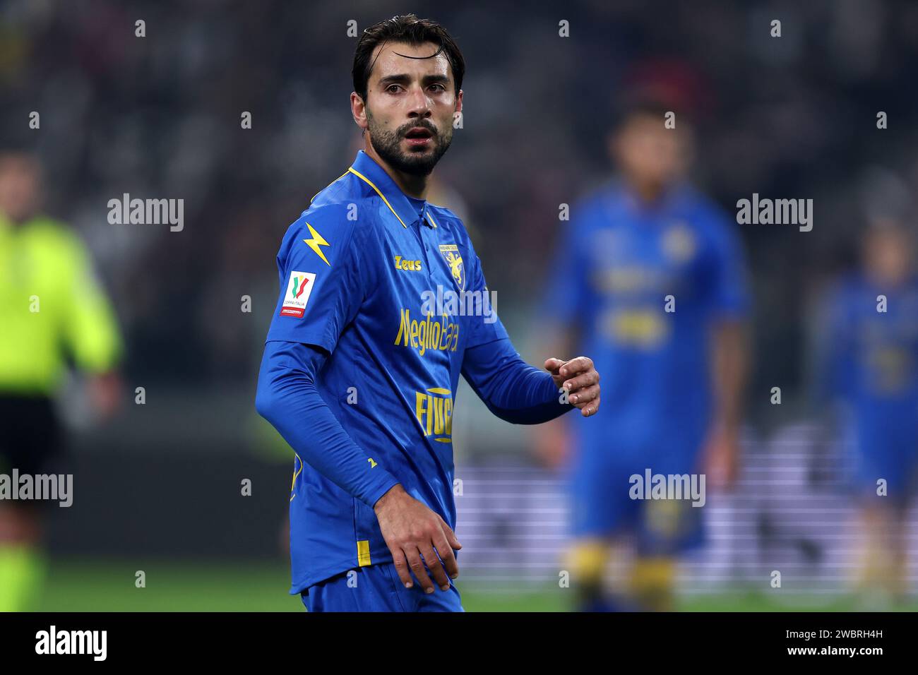 Turin, Italien. Januar 2024. Luca Garritano von Frosinone Calcio sieht