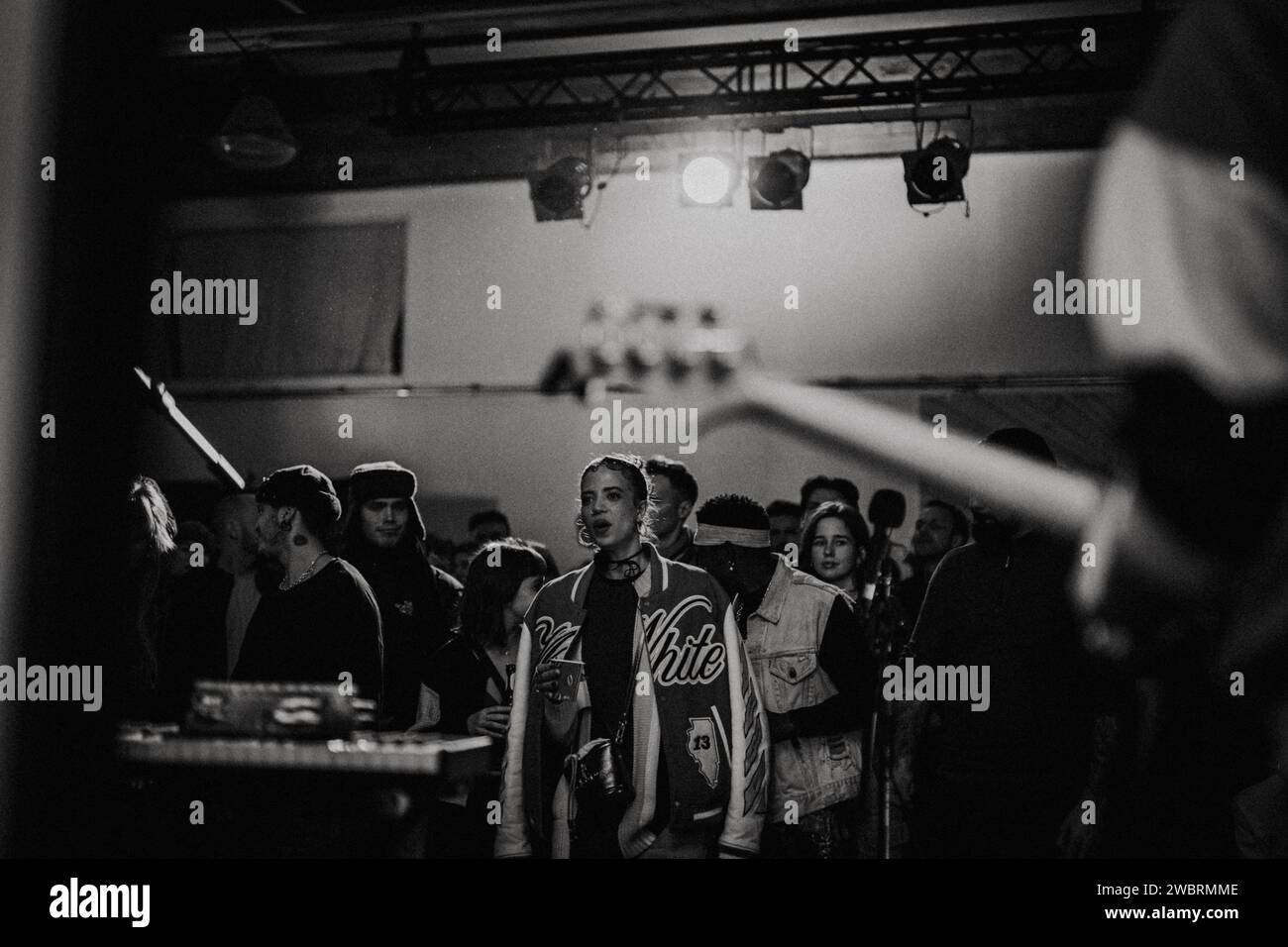 Zuschauer sehen Leistung Stockfoto