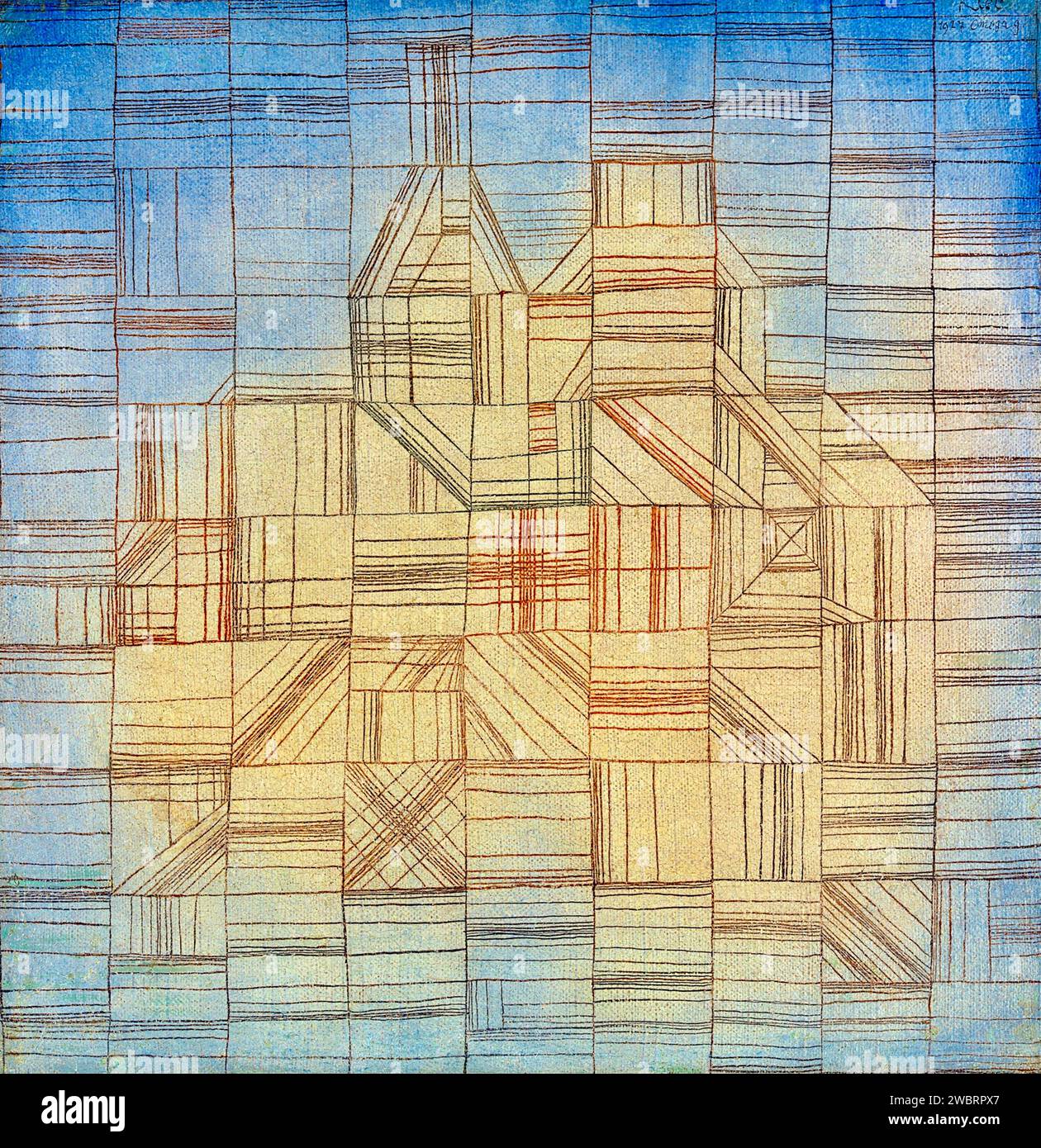 Paul Klee - Variationen - Progressives Motiv - 1927 Stockfoto