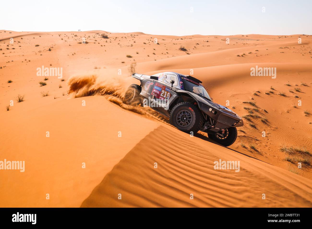 219 BARAGWANATH Brian (zaf), CREMER Leonard (zaf), Century Racing, Century CR7-T, FIA Ultimate, Action während der Stage 6 « 48 hours Chrono » of the Dakar 2024 vom 11. bis 12. Januar 2024 in Subaytah, Saudi-Arabien - Foto Antonin Vincent/DPPI Credit: DPPI Media/Alamy Live News Stockfoto