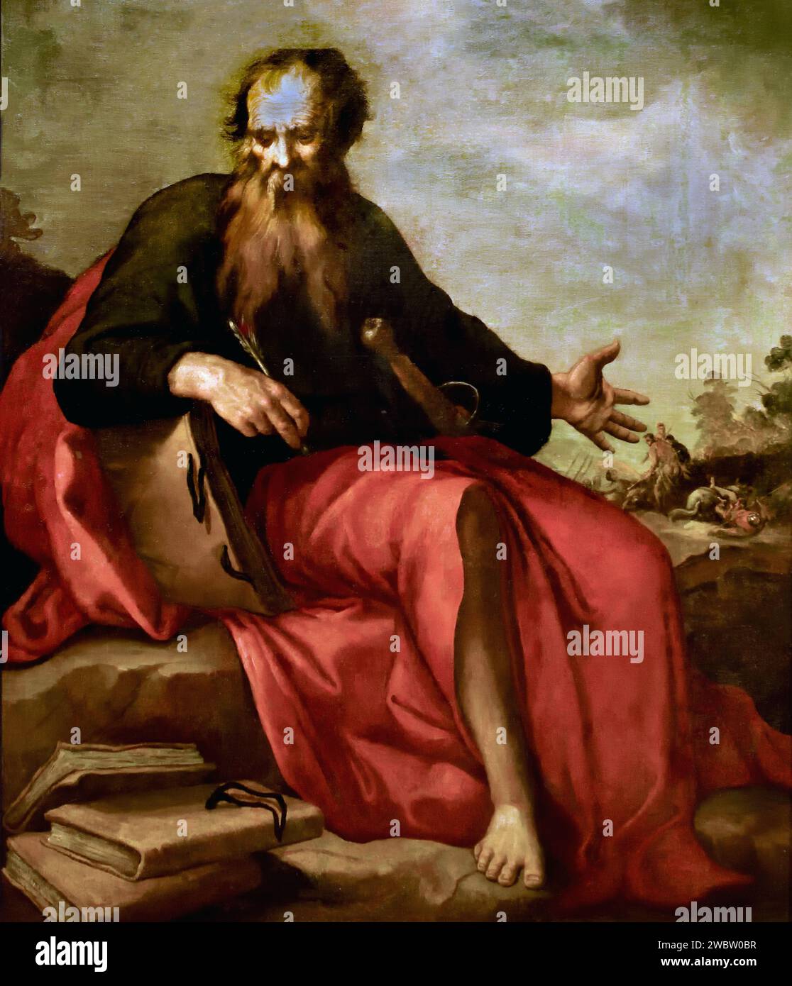 San Pablo - Saint Paul von Esteban März 1610, Valencia - 1668, Valencia Barockmaler., Spanien, Spanisch, Stockfoto