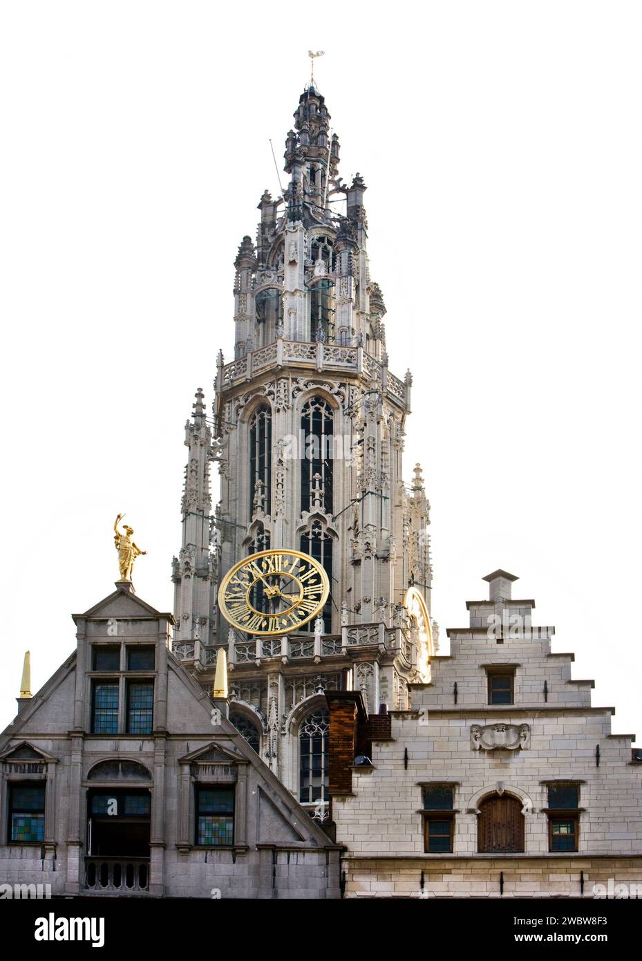 Kathedrale unserer Lieben Frau, cathédrale Notre-Dame, Antwerpen, Flandern, Belgien, Europa Stockfoto