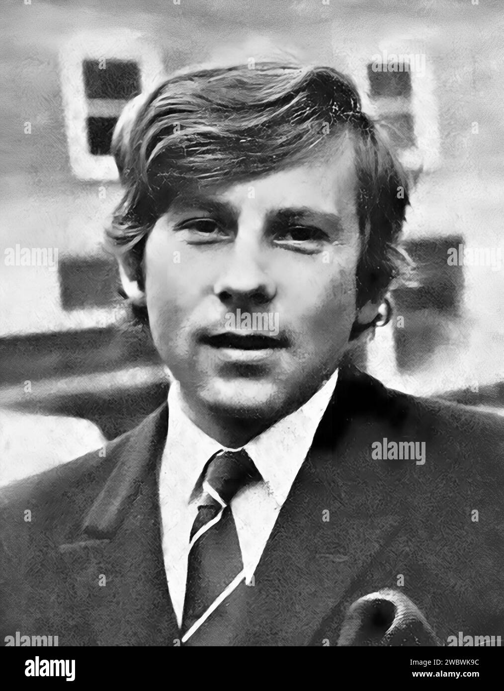 Roman Polanski. Porträt des französischen und polnischen Filmregisseurs Raymond Roman Thierry Polański (né Liebling; 1933), um 1969 Stockfoto