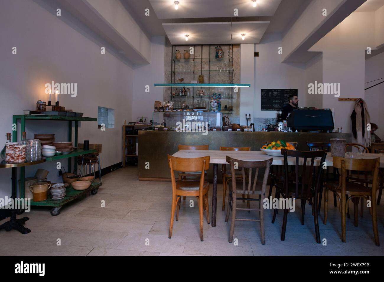 Marigold Restaurant im Stadtteil Testaccio, Rom Stockfoto