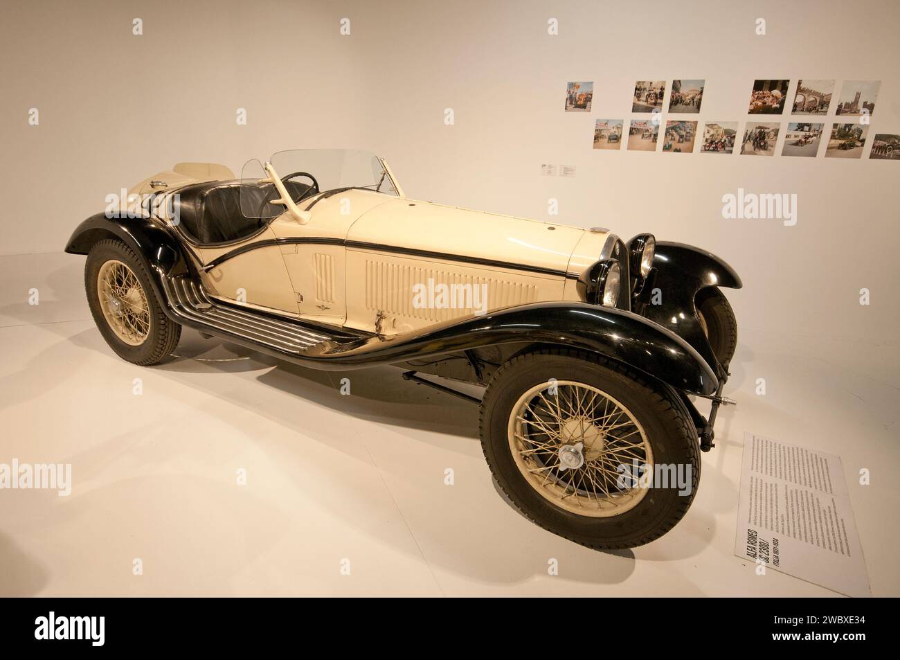 Alfa Romeo 8C 2300 (Italien 1934), Museo Nazionale dell'Automobile (MAUTO), Nationalmuseum für Autos (seit 1933), Turin, Piemont, Italien Stockfoto