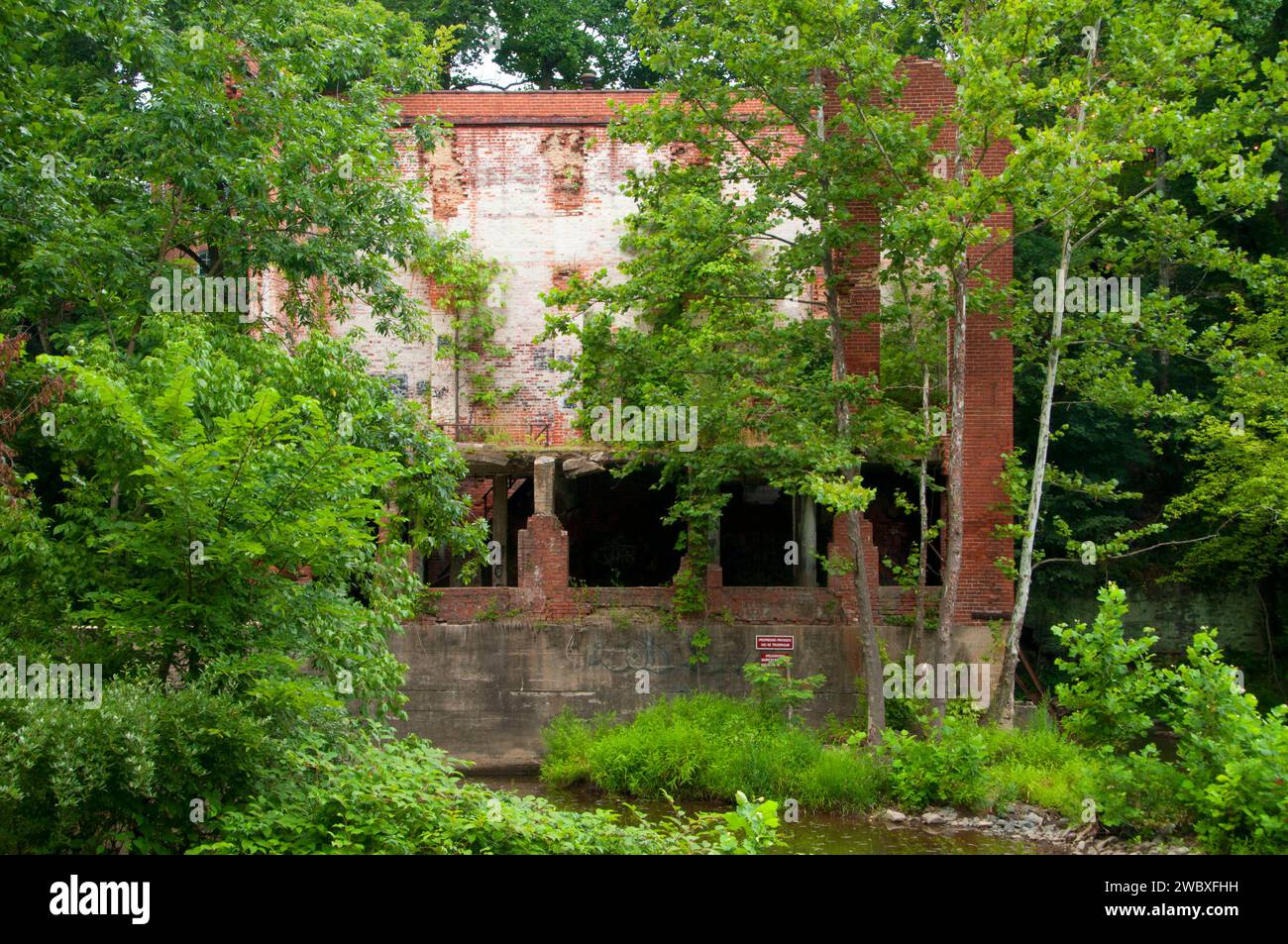 Savage Mill am Little Patuxent River, Savage Park, Maryland Stockfoto