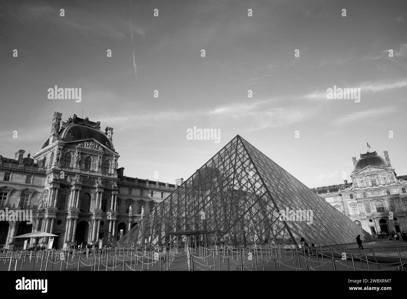Louvre-Museum Stockfoto