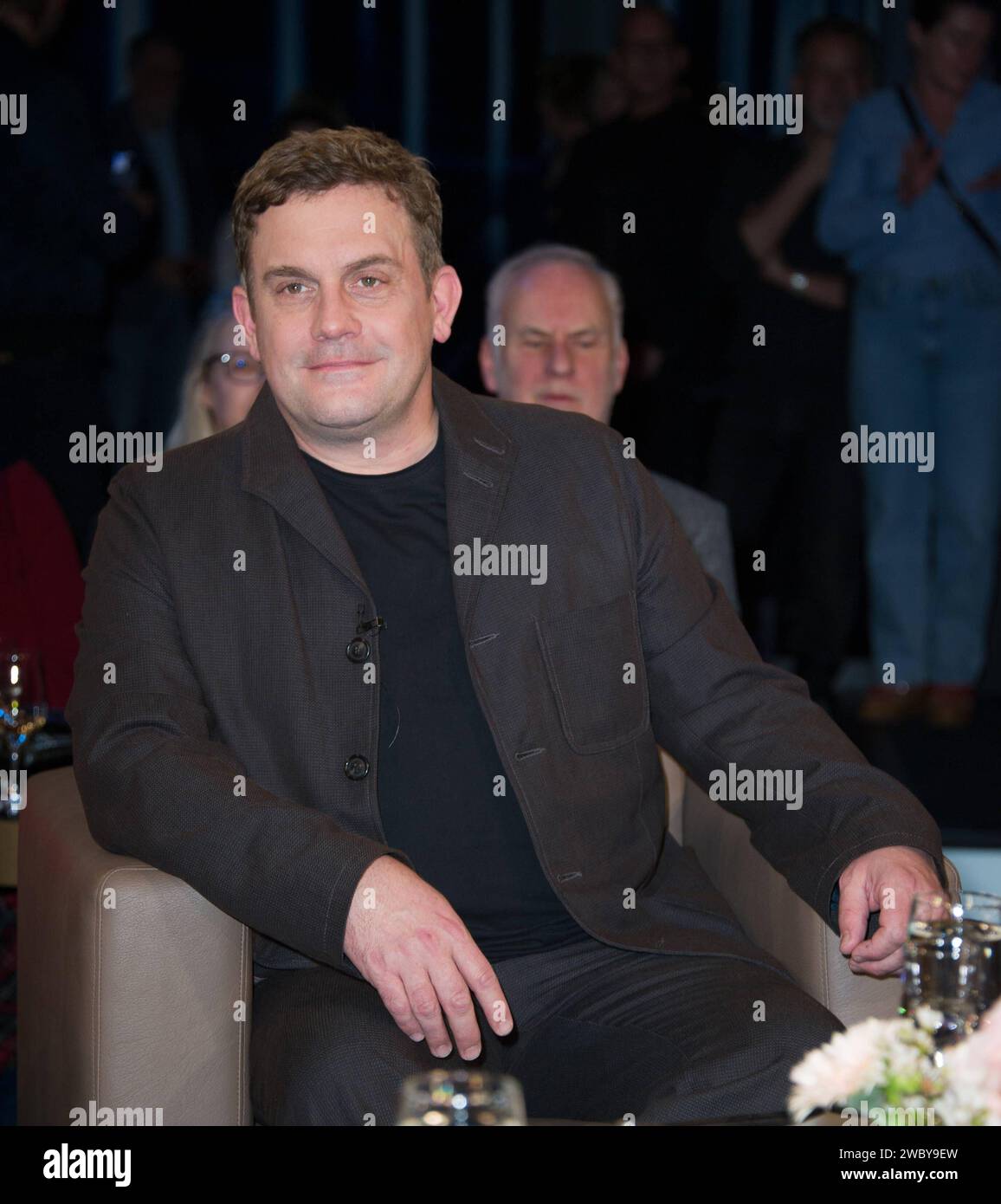 Sebastian Bezzel. Aufzeichnung der TV-Sendung NDR Talk Show in den NDR Studios in Hamburg-Lokstedt. Hamburg, 12.01.2024 Bitte Bildunterschrift : IMAGO Michael Wigglesworth *** Sebastian Bezzel Aufnahme der Fernsehsendung NDR Talk Show in den NDR Studios Hamburg Lokstedt Hamburg, 12 01 2024 Bitte Bildunterschrift IMAGO Michael Wigglesworth Stockfoto