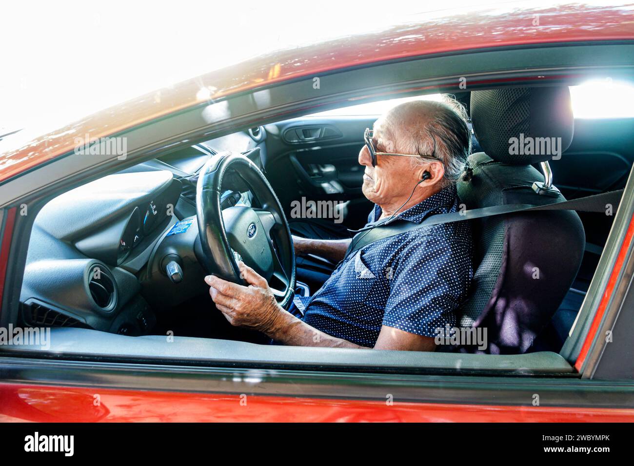 Merida Mexico, zentrales historisches Zentrum, Seniorenpensionär, pensionierter Ruhestand, ältere ältere ältere ältere, Seniorenpensione Stockfoto