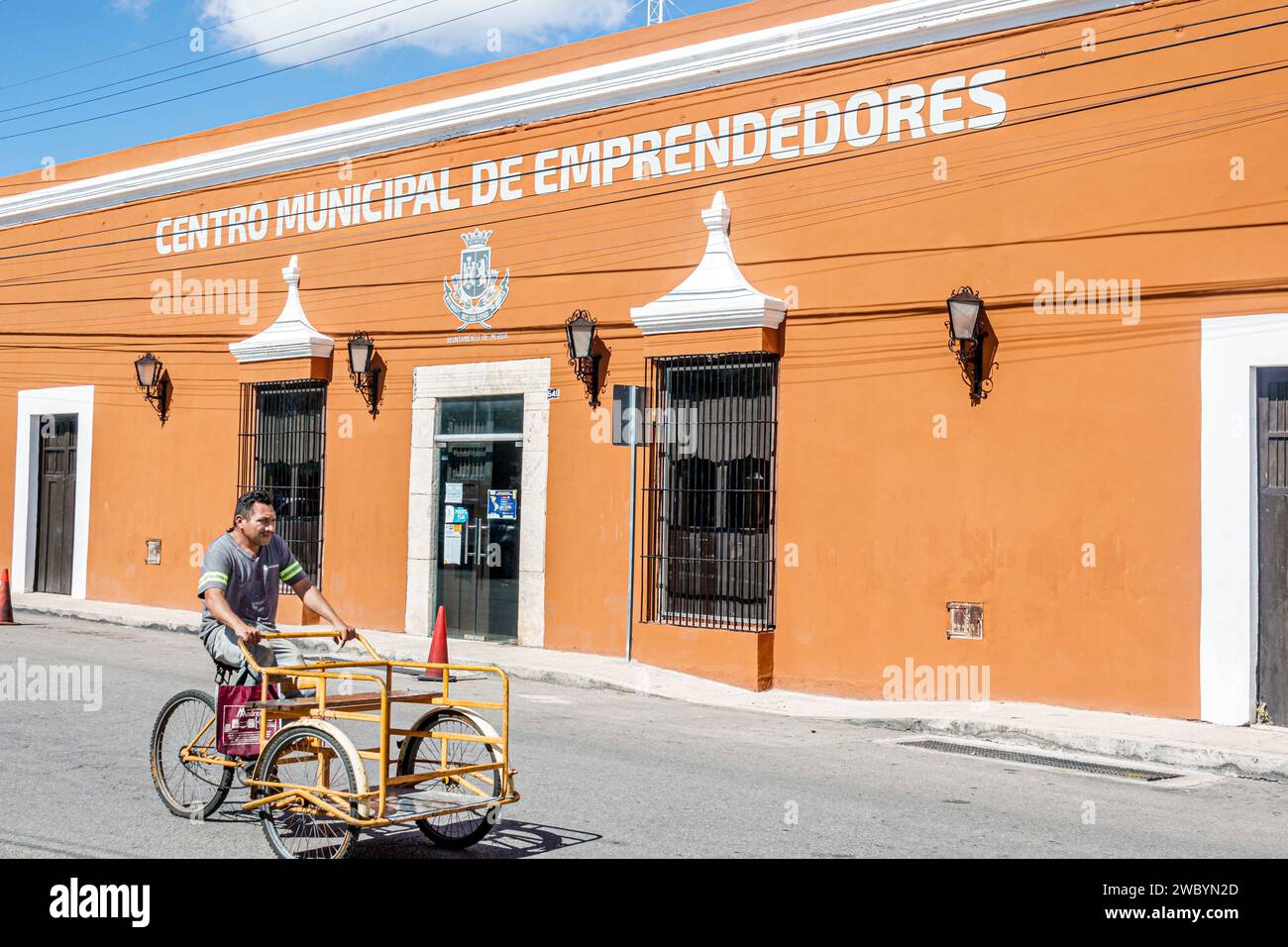 Merida Mexico, zentrales historisches Zentrum, Centro Municipal de Emprendedores, Regierungsbüro, Zentrum für Unternehmer, Calle 75, draußen Stockfoto