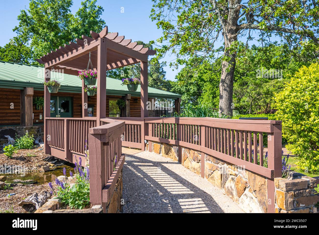 Three Forks Nature Center im Sequoyah State Park in Cherokee County, Oklahoma. (USA) Stockfoto Three Forks Nature Center im Sequoyah State Park in Cherokee County, Oklahoma. (USA) Stockfoto