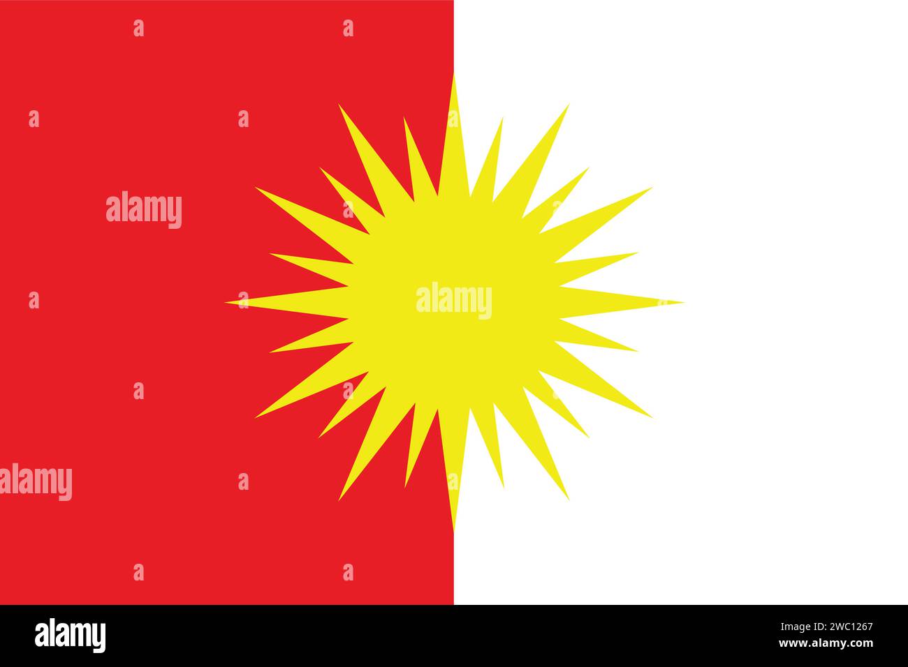 Kurdistan flagge Stock-Vektorgrafiken kaufen - Alamy
