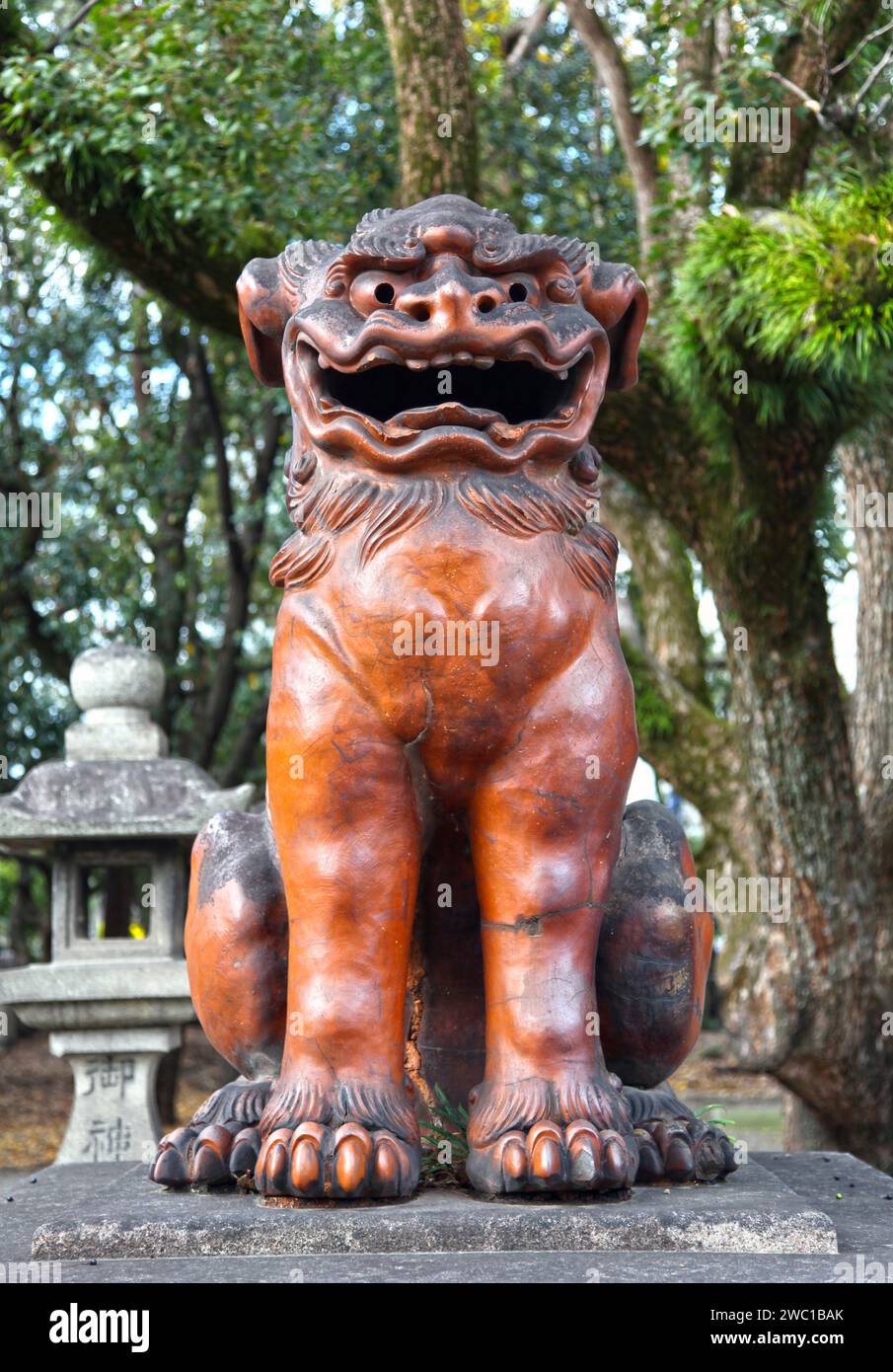 Sumiyoshi Taisha Großschrein in Osaka, Japan. Stockfoto