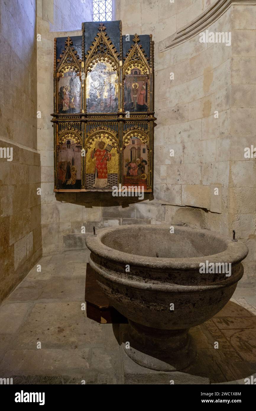 Catedral de la Asunción de la Virgen, catedral vieja, Salamanca, comunidad Autónoma de Castilla y León, Spanien Stockfoto