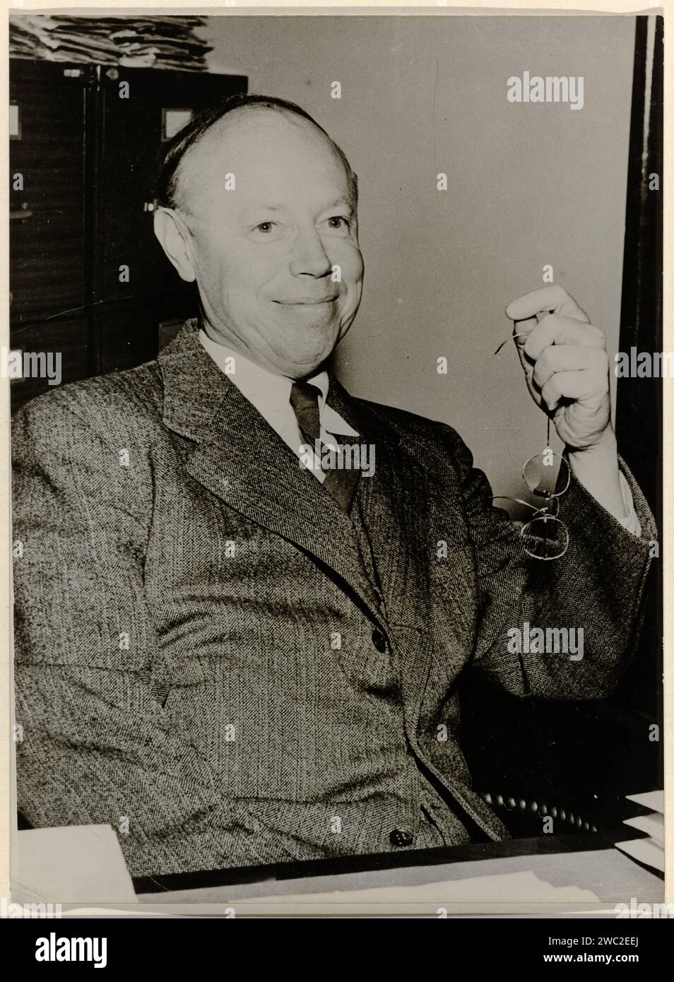 Portret van Senator Robert Taft, anonym, 1950 Foto Ohiopublisher: London baryta Papier Gelatine Silberdruck historische Personen. Wahl, Wahl Ohio Stockfoto