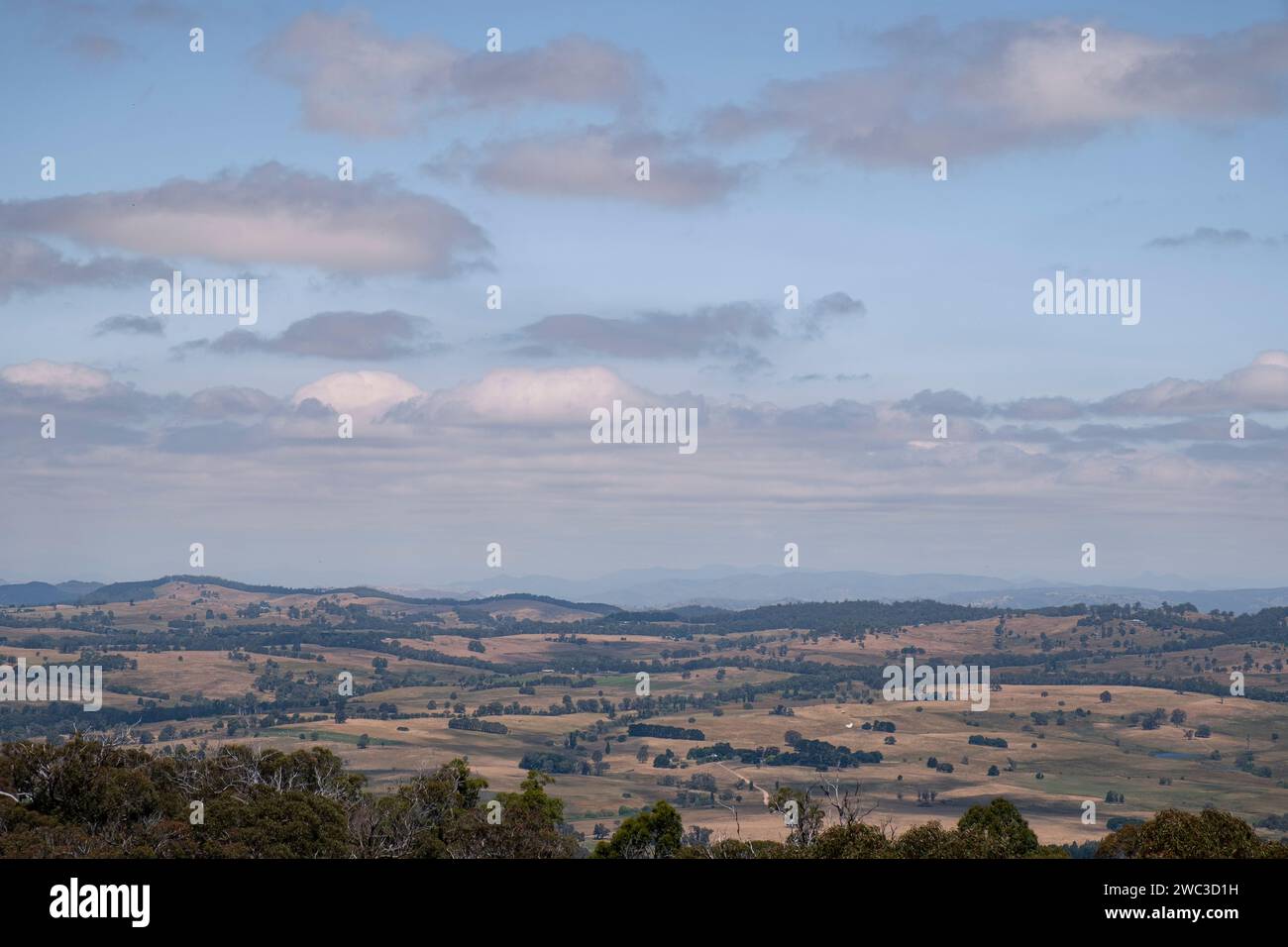 Landschaft auf dem Land, Victoria State, Australien Stockfoto