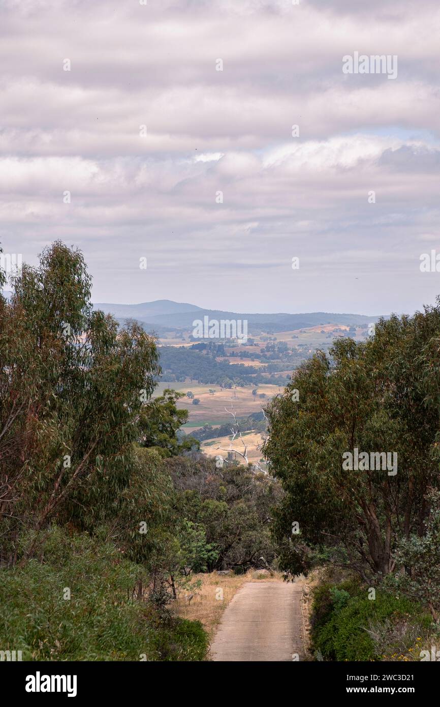 Landschaft auf dem Land, Victoria State, Australien Stockfoto