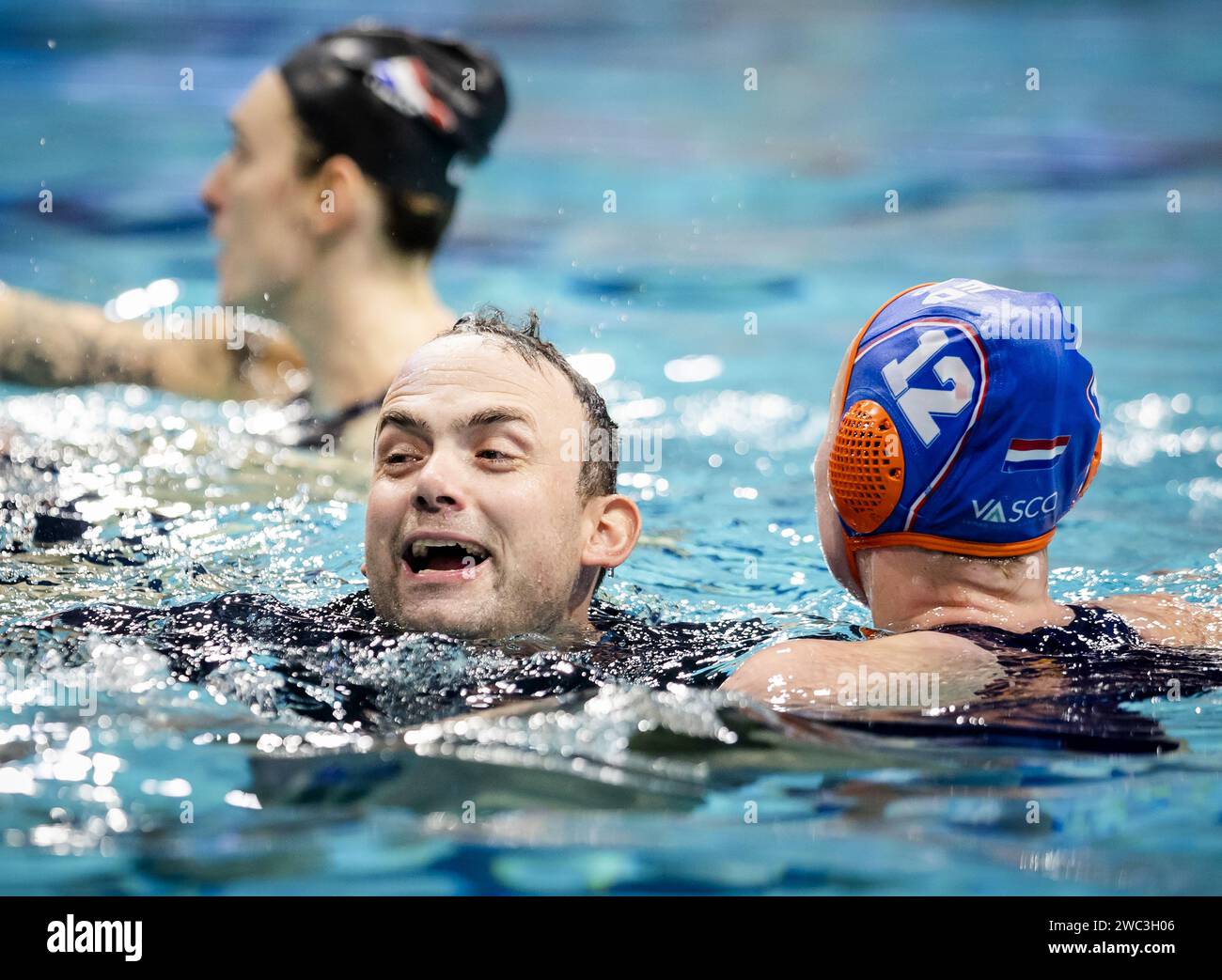 EINDHOVEN - Trainer Evangelos Doudesis aus den Niederlanden und Nina