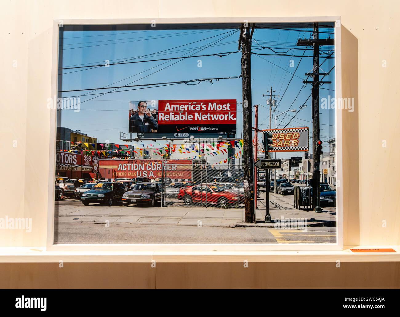 Eine Ausstellung des italienischen Fotografen Gabriele Basilico (1944 - 2013) - (San Francisco Landscape -2007) - im Palazzo reale in Mailand, Italien, Europ Stockfoto